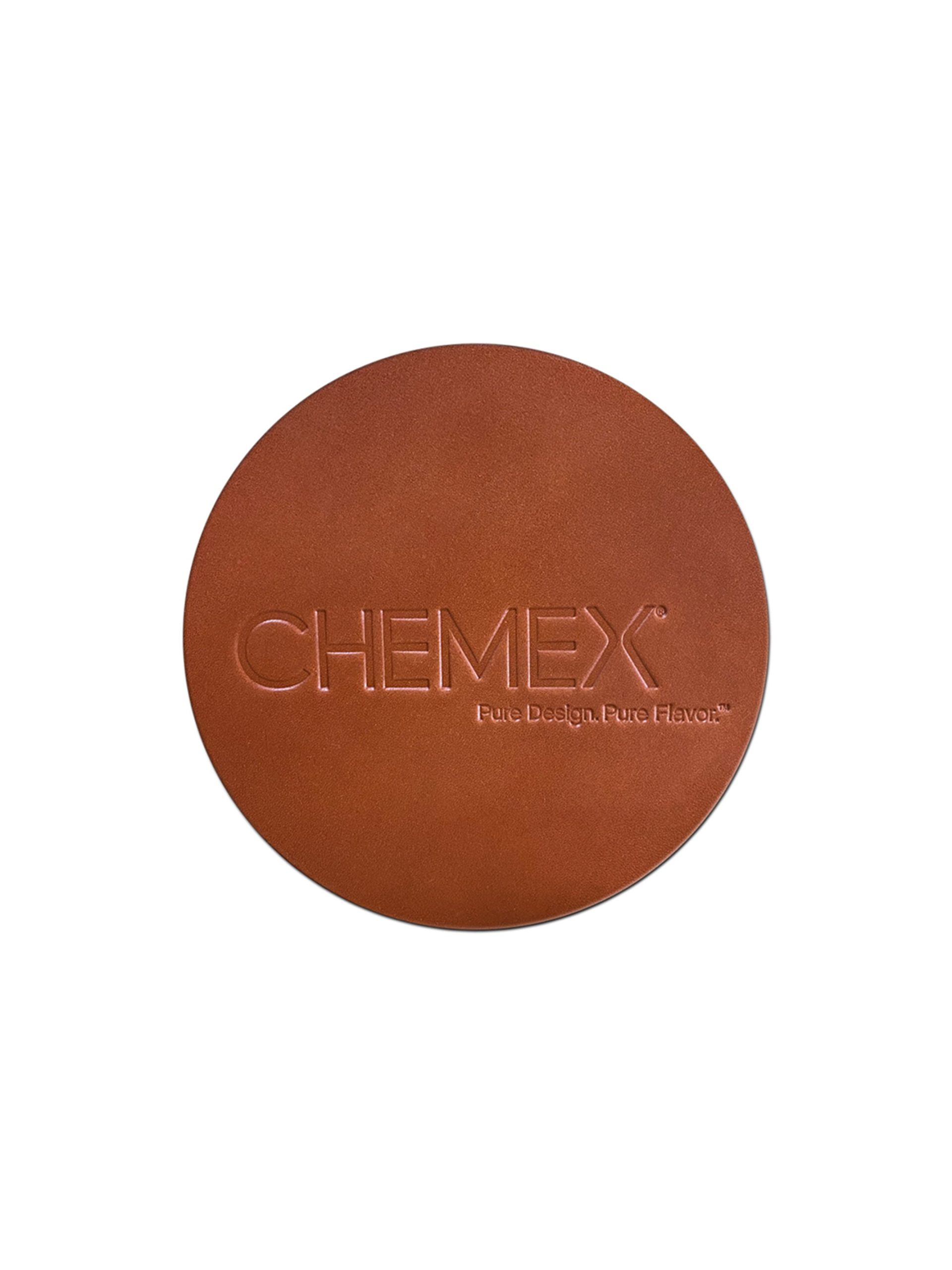 5.75 Leather Coaster