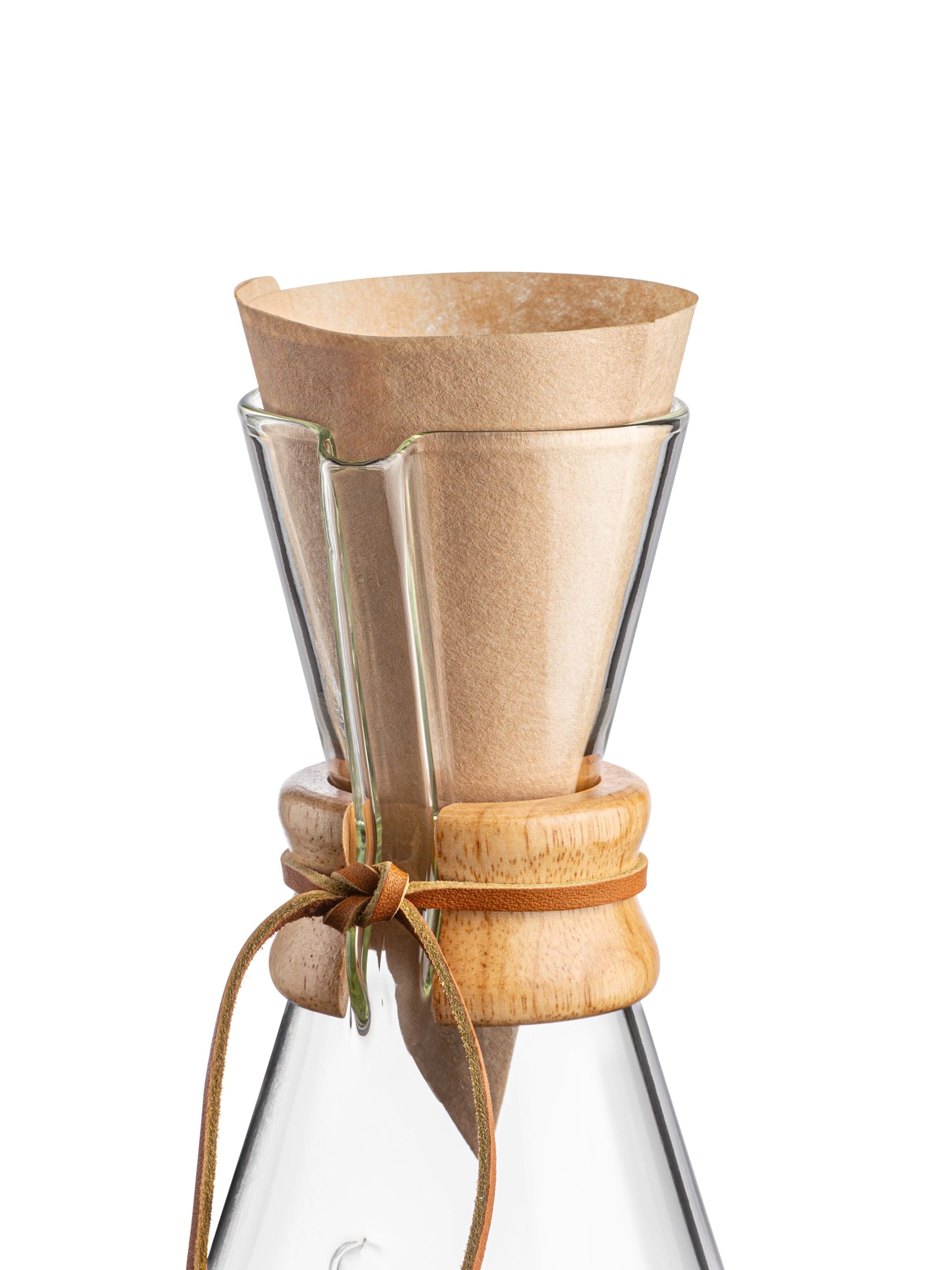 CHEMEX BONDED™ FILTERS Unfolded Natural Half Moon